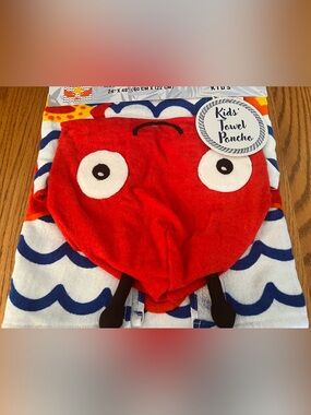 Tommy Bahama Kids’ Lobster Cotton Towel Poncho